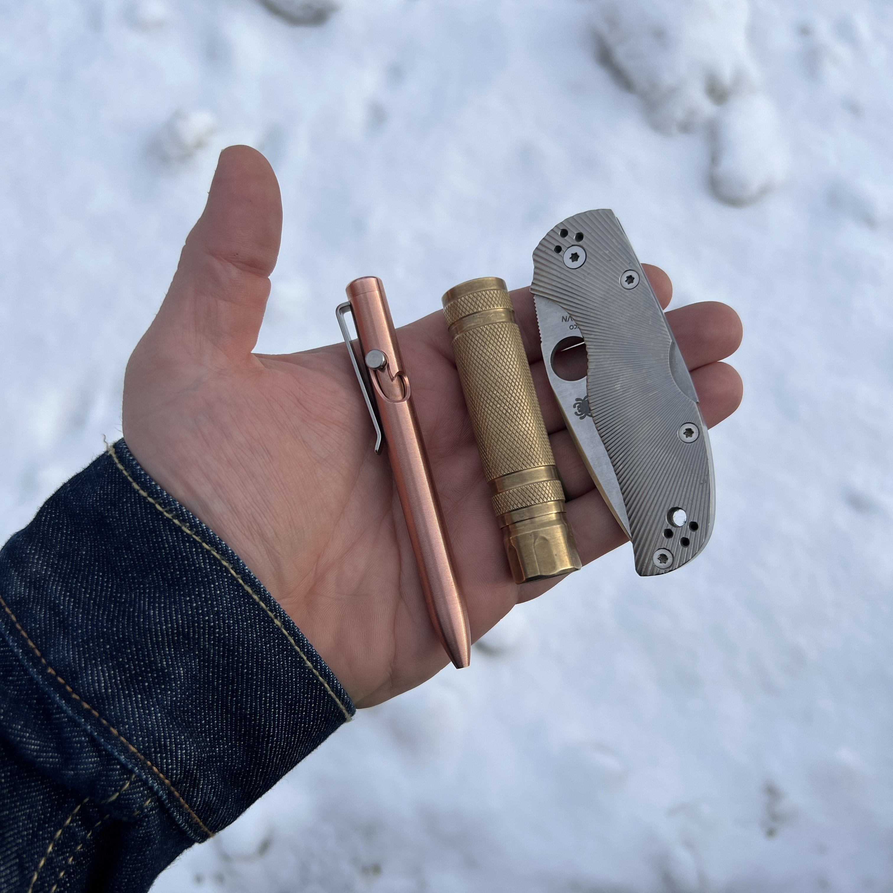 American Made All Metal Every Day Carry Spyderco Native 5 Peak Solutions Logan Tactile Turn Bolt Action Mini Copper