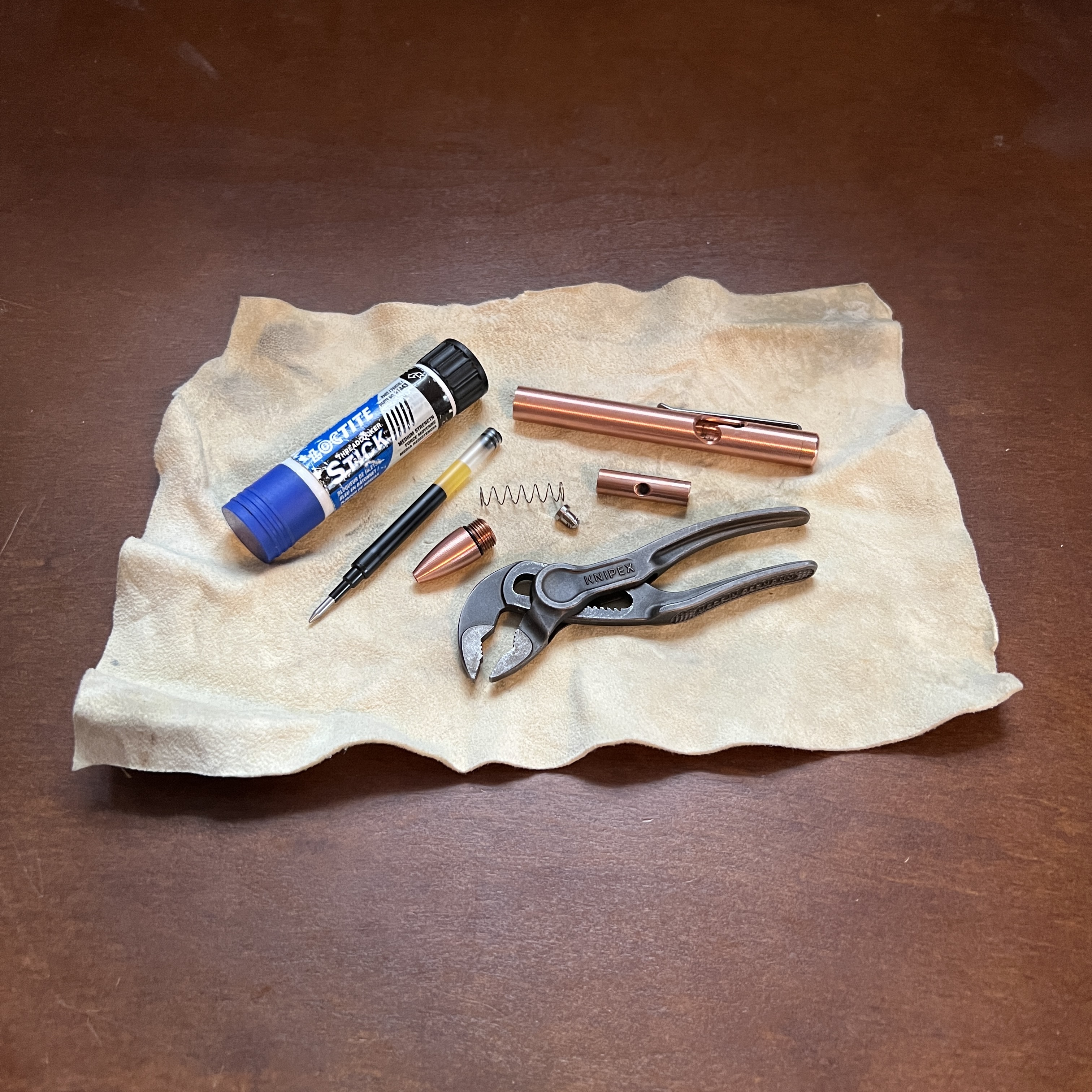 Tactile Turn Mini Bolt Action Copper Disassembly